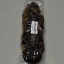 ZQIAN BEAUTY 12 Inch Ponytail Extension - Soft Curly Pony Tails Hair Extensions, Claw Clip Ponytail Extension, Synthetic Natural Hair Extensions Ponytail (Color: Brown with Golden Highlights)
