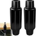 HLTIT Dock Bumpers for Docking Dock Pole Bumpers,Slip-On Dock Leg Pipes and Mounting Brackets, Vertical Protection, Soft UV-Resistant Marine Grade Vinyl