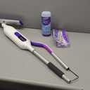 Swiffer PowerMop Multi-Surface Mop Kit for Floor Cleaning, Fresh Scent, Mopping Kit Includes PowerMop, 2 Mopping Pad Refills, 1 Floor Cleaning Solution with Fresh Scent and 2 Batteries (Purple and White)