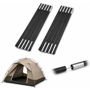 Fiberglass Tent Poles Replacement, 6 Sizes, 1 or 2 Pack, 12 ft