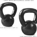 CAP Barbell Cast Iron Kettlebell - Coated Options, Singles and Sets, Multiple Weight Choices
