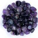 Amethyst Tumbled Stones - Chakra Crystals and Healing Stones - Polished Rocks - Meditation Accessories - Chakra Crystal Set - Crystal Pack - Positive Energy - Healing Gifts