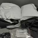 Pinch Pleated Curtains 100% Blackout Linen Curtains 63 Inches Long for Bedroom Living Room, Dark Gray Memory Trained Thermal Insulated Room Darkening Window Drapes with Hooks 2 Panels 40"Wx63"L