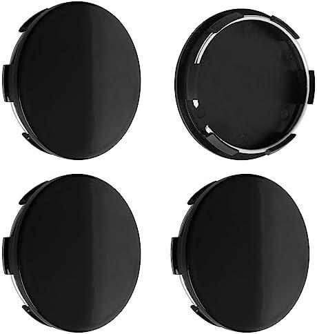 2.7Inch 69MM Wheel Center Caps for Honda Accord Civic CRV Pilot Rim Hub Caps 44732 S9A A00, Pack of 3 (Gloss Black, Outer 69MM, Inner 64MM, Easy DIY Installation)