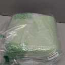 Bathroom Garbage Can with Lid 3.2 Gallon Narrow Garbage Can Small Plastic Garbage Bin 12 Liter with Press Type Lid for Bedroom Bathroom, Mint Green