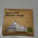 3-Pack Organic Swaddles for Newborns, Baby Sleep Sacks 0-3 Months - Baby Swaddle Wrap, Newborn Wearable Blanket, Infant Sleep Sack for Girls, Boys, Soft & Snug, Large Hook & Loop Closure (Granite)