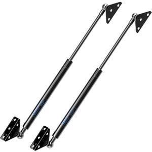 ARANA 20 inch 20 lbs Gas Struts Lift Lid with Brackets(Non-Detachable), 20" Gas Spring Shocks Heavy Duty Lift Support for Tool Box Cabinets Door Storage Tanning Bed RV Door, 2 Pcs