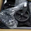 Wagons Carts Foldable - Collapsible Wagon 360Lbs, Folding Wagon Cart with Wheels, Foldable Wagons Portable for Groceries, Sports, Camping, Storage, Travel, Shopping -Jet Black