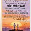 FANCYLUCKY Funny Birthday Card for Husband from Wife, Happy Husband Birthday Card from Wife, Romantic Husband Bday Decorations for Him Men