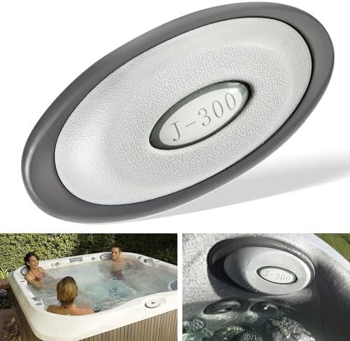 Pack Of 2 2472-824 Oval Pillow Insert + Back Mount for Jacuzzi J-300 Series Hot Tubs & Spas(2014-2018), J300 Headrest Pillow Replace 2455-263