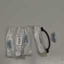 Mengico 5 Pack 4 Inch (102mm) Black Arch Cabinet Pulls - Matte Black Zinc Alloy Drawer Handles for Kitchen & Bathroom, Modern Cabinet Hardware