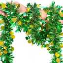 FOIMAS 33 Feet St Patrick's Day Tinsel Garland,Mentallic Green and Gold Shamrock Clover Hanging Garland with Hat Lucky Coin Confetti for St Patrick's Day Wreath Home DIY Craft Decoration, Green & Gold