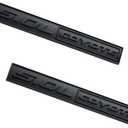 2X 5.0L Coyote Emblems, 3D Trim Fender Hook Trunk Badge Decals Stickers (Black)