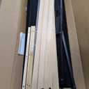 HAOARA Queen Size Platform Bed Frame with Velvet Upholstered Headboard, Queen Bed Frame with Strong Wood Slats, Box Spring Optional, Mattress Foundation, Easy Assembly Black