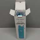 Insulated Water Bottle with Silicone Boot (36hrs Cold/18hrs Hot) - DIY Stickers, Leakproof, BPA Free, 24 oz [2-IN-1 LID] (Cyan)