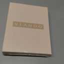 Vlando Travel Jewelry Organizer Case,Mom Gifts from Daughter,Jewelry Storage Book Ring Binder with Clear Zipper Velvet Jewelry Pouch Bag,Travel Essentials for Rings,Necklace,Earrings-Olive Green