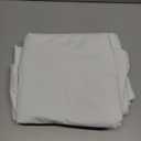 Greyish White Blackout Curtain Panels 95 Inches Long for Living Room, Home Office, Back Tab/Rod Pocket Thermal Insulated Window Treatment Panels for Bedroom, 52" w 8ft, 2 Panels