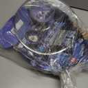 Blue Diamond 12" Nonstick Frying Pan with Lid, Diamond Infused PFAS & PTFE-Free Ceramic Skillet, Dishwasher & Oven Safe, Stay Cool Handle, Durable Non Toxic Metal Utensil Safe, Glass Lid, Blue