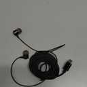 Accessonico Long Wired USB Type C Headphones Earbuds Cord Earphones for TV PC Phones Tablets (10FT 3 Meter) Extra Cable in Ear Audio Output Stereo Headset Noise Cancelling Plug in Jack Ear Buds