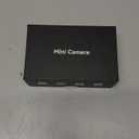 Mini Indoor Wireless WiFi Camera Spy Small Home Security Hidden Cameras Body Small Outdoor Camara Micro Nanny Cam Pet Dog Babysitter House Security Cams Room Cams No Need Wifi Cam Compatible Android (BLACK01)