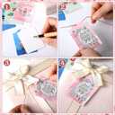 3 x Yeaqee 120 Pcs Nutcracker Christmas Gift Tags with String Holiday Paper Name Tags Nutcracker Favor Hanging Labels for DIY Xmas Present Wrapping Party Decorations (Watercolor)