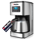 Mueller Ultra Brew Thermal Coffee Maker, 8 cup (34oz) Carafe, Keep Warm, Auto Shut-Off, LCD Display Coffee Machine, Programmable, Delay Brew Function, Stainless Steel