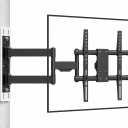 CondoMounts 32"–70" TVs | Indoor Full Motion TV Mount Fits Large Pillars & Poles 8" & Up, No Drill Gazebo & Pergola TV Mount, VESA 400x400, Holds 80 lbs, TV (32"–60") | Full Motion