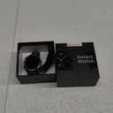 WalkerFit Smart Watch for Men, 1.43" Round AMOLED, 5ATM Waterproof for Swim,Heart Rate & Sleep Monitor,Long Battery,Outdoor Activity Tracker,Voice Control&Bluetooth Call,Android Compatible with iPhone (Black Stainless Steel)