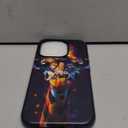 for iPhone 15 Pro Case, Colorful Giraffe Large Glasses Pattern Print Matte Phone Case Funny Liquid Silicone Case Impact Resistant Anti-Scratch Shockproof Protective Cover