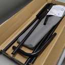 Amazon Basics Cooling Breathable Elevated Dog Bed with Metal Frame for Large Dogs, 51 x 31 x 8 Inch, Grey