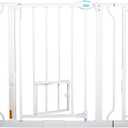Carlson Pet Products Extra Wide Walk-Through Gate W/Door (014241), 
38.5"W x 34"H