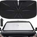 Windshield Sun Shade Umbrella - Car Sun Shade Windshield, Foldable Car Window Shades, Reflector Sunshade Offers Ultimate Sun Protection for Hatchback, Truck, SUV, MPV