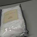 Laura Ashley - Twin Bedskirt, Smooth Cotton Sateen Bedding, Corner Tied Tailored, Dorm Essentials, Oeko-Tex Certified (White)