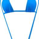 Micro Blue Bikini One Size