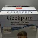Geekpure 5 Stage Reverse Osmosis RO Drinking Water Filter System with Booster Pump Extra 4 Filters-75GPD