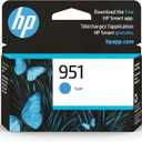 HP 951 Cyan Ink Cartridge for HP Printers | Works with Printer Series: OfficeJet 8600, Pro 251dw, 276dw, 8100, 8610, 8620, 8630 | Eligible for Instant Ink | CN050AN