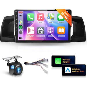 DSP 36EQ 8Core 2G 64G Radio for Toyota Corolla EX 2005-2012 Car Stereo with Wireless CarPlay,9inch 1280X720P IPS Touch Screen,Android Auto Mirrorlink,FM/RDS,GPS WiFi,AHD Backup Camera