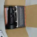 Kitchen Faucet Head Replacement Black, with 15 Adapters Plastic Pull Down Faucet Spray Head, 3 Modes Pull Out Kitchen Sink Sprayer Nozzle, Matte Black