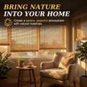 HIAPES Bamboo Blinds for Interior Window, Bamboo Shades for Indoor Windows, Custom Size, Easy Install Roller Shades for Indoor Window and Outdoor Patio