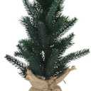 Islmlisa Mini Christmas Tree,12.6 Inch Tabletop Holiday Tree with PE Branches for Xmas Holiday Party Home Tabletop, Party Centerpiece Non-Lit 2pack