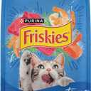 Purina Friskies Dry Cat Food Seafood Sensations With Salmon, Tuna, and Shrimp Flavors - (Pack of 4) 3.15 lb. Bags, BBD 10/2027