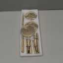 Set of 6 French Gold Taper Candle Holders Candlestick Holders, Decor Candle Stick Candle Holder for Table or Mantel Centerpiece, Wedding, Dinning, Party Home Decor