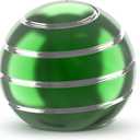 Kryfa Kinetic Spinner Desk Toy, Desk Fidgets for Office for Adults, Fidgets for Kids 8-12, ADHD Adults Fidget Toy (1.77", Green)