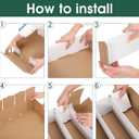 Yexiya 1 Pcs 3200 Count Sports Card Storage Boxes White Trading Card Box Collectible Trading for Soccer Baseball Game