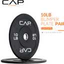 CAP 10lb Economy Olympic Bumper Plate, Pair