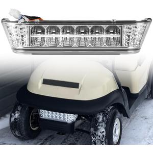 Drive-up Golf Cart LED Headlight Bar for Club Car Precedent 2004-Up with Front Head Light Electric and Gas Golf Carts, 12V Club Car Front Replace Head Light Bar Replaces OEM 102524801,1025248-01
