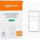 Amazon Basics Smart Dimmer Switch, Single Pole, Works with Alexa Only, 2.4 GHz Wi-Fi, No Hub Required, White
