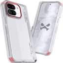 Ghostek Covert Clear Pixel 9 Pro Fold Case with Built-in Kickstand and Full Hinge Protection Shockproof Protective Phone Cover Designed for 2024 Google Pixel 9 Pro Fold (8") (Clear)