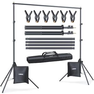LINCO Lincostore Backdrop Stand Kit 10x7ft for Photography