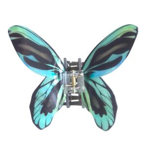 Fancy Butterfly Hair Clips,Novelty Acetate Claw Clip for Women,Fantasy Hair Clip,Blueblack